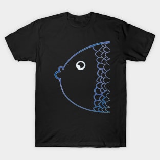 Colorful karp rainbow blue T-Shirt